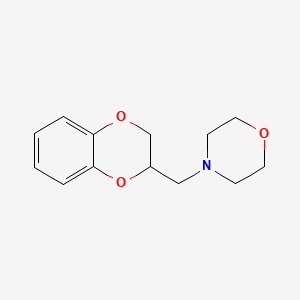 molecular formula C13H17NO3 B13966462 2-(Morpholinomethyl)-1,4-benzodioxan CAS No. 34274-18-5