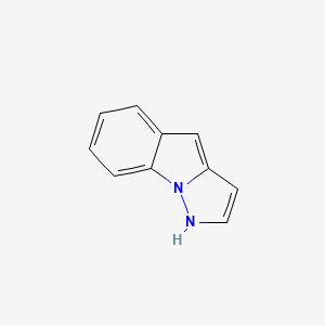 molecular formula C10H8N2 B13966487 1h-Pyrazolo[1,5-a]indole CAS No. 42318-55-8