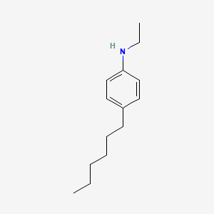 molecular formula C14H23N B1396650 N-乙基-4-己基苯胺 CAS No. 1422573-77-0