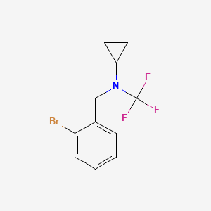 N-(2-bromobenzyl)-N-(trifluoromethyl)cyclopropanamine