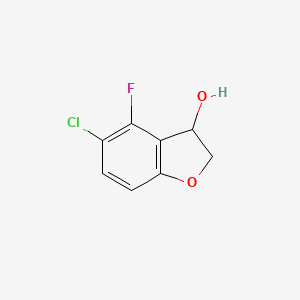 5-Chloro-4-fluoro-2,3-dihydro-1-benzofuran-3-ol