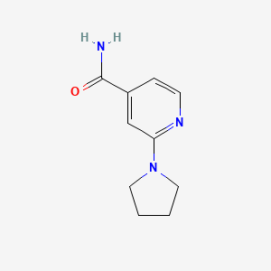 B1396660 2-Pyrrolidin-1-ylisonicotinamide CAS No. 1378457-21-6