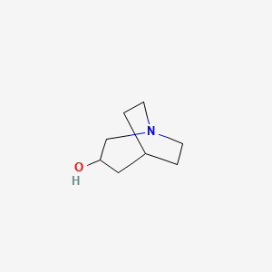 molecular formula C8H15NO B13966651 1-Azabicyclo[3.2.2]nonan-3-OL 