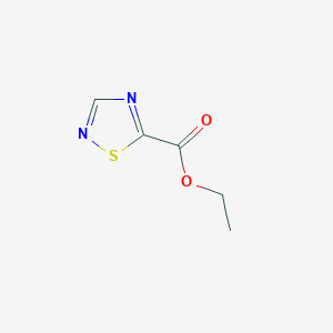 B1396672 Ethyl 1,2,4-thiadiazole-5-carboxylate CAS No. 859536-28-0