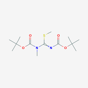 B1396676 1,3-Di-(tert-butoxycarbonyl)-1,2-dimethyl-isothiourea CAS No. 215175-55-6