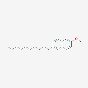 molecular formula C21H30O B13966793 2-Decyl-6-methoxynaphthalene 