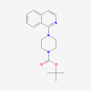 molecular formula C18H23N3O2 B1396683 叔丁基 4-(异喹啉-1-基)哌嗪-1-羧酸酯 CAS No. 205264-33-1