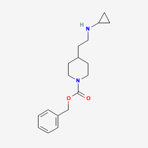 molecular formula C18H26N2O2 B13966867 Benzyl 4-(2-(cyclopropylamino)ethyl)piperidine-1-carboxylate 