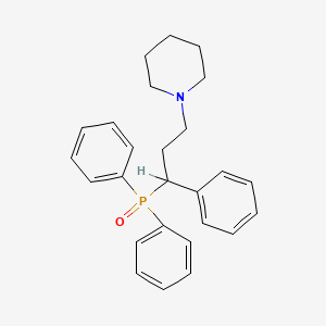 1-[3-(Diphenylphosphoryl)-3-phenylpropyl]piperidine