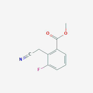 B1396690 Methyl 2-(cyanomethyl)-3-fluorobenzoate CAS No. 230301-82-3