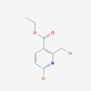 Ethyl 6-bromo-2-(bromomethyl)nicotinate