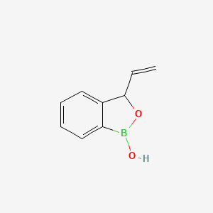 molecular formula C9H9BO2 B1396704 3-乙烯基苯并[c][1,2]氧硼杂环-1(3H)-醇 CAS No. 952149-27-8