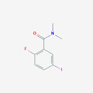 molecular formula C9H9FINO B1396707 2-Fluoro-5-iodo-N,N-dimethylbenzamide CAS No. 866683-82-1