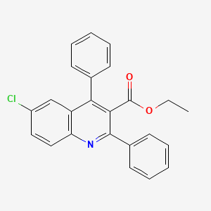 Ethyl 6-chloro-2,4-diphenylquinoline-3-carboxylate