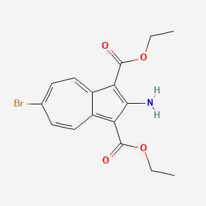 Diethyl 2-amino-6-bromoazulene-1,3-dicarboxylate