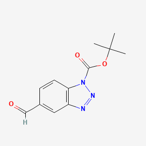 1-(1,1-dimethylethoxycarbonyl)-1H-benzotriazole-5-carboxaldehyde