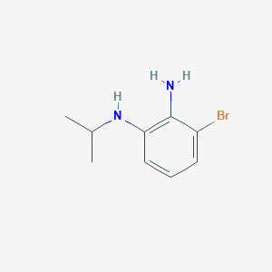 molecular formula C9H13BrN2 B1396716 3-溴-N1-异丙苯-1,2-二胺 CAS No. 1239719-65-3