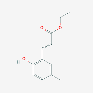 3-(2-Hydroxy-5-methyl-phenyl)-acrylic acid ethyl ester