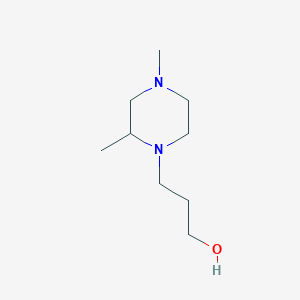 3-(2,4-Dimethylpiperazin-1-YL)propan-1-OL