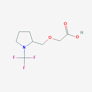 2-((1-(Trifluoromethyl)pyrrolidin-2-yl)methoxy)acetic acid