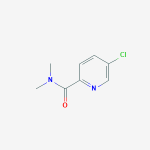 molecular formula C8H9ClN2O B1396725 5-Chloro-N,N-dimethylpyridine-2-carboxamide CAS No. 89544-34-3