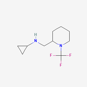 N-((1-(trifluoromethyl)piperidin-2-yl)methyl)cyclopropanamine