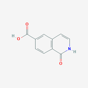 molecular formula C10H7NO3 B1396733 1-羟基异喹啉-6-羧酸 CAS No. 1301214-60-7