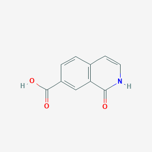 molecular formula C10H7NO3 B1396742 1-Hydroxyisoquinoline-7-carboxylic acid CAS No. 1301214-62-9