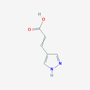 3-(1H-pyrazol-4-yl)prop-2-enoic acid