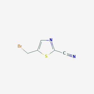 5-(Bromomethyl)-2-thiazolecarbonitrile