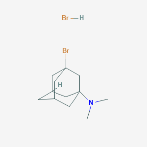 molecular formula C12H21Br2N B1396764 3-溴-N,N-二甲基金刚烷-1-胺；氢溴酸盐 CAS No. 944-10-5