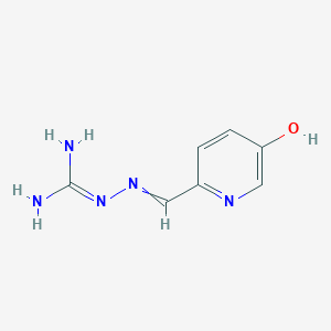 2-[(5-Hydroxypyridin-2-yl)methylideneamino]guanidine