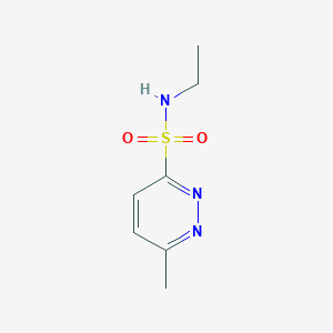 molecular formula C7H11N3O2S B13967686 N-ethyl-6-methylpyridazine-3-sulfonamide 