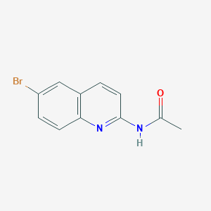 molecular formula C11H9BrN2O B13967760 N-(6-bromoquinolin-2-yl)acetamide 