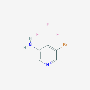 molecular formula C6H4BrF3N2 B13967798 3-Amino-5-bromo-4-(trifluoromethyl)pyridine 