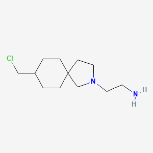 2-(8-(Chloromethyl)-2-azaspiro[4.5]decan-2-yl)ethanamine