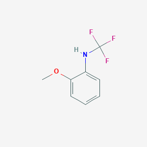 molecular formula C8H8F3NO B13967856 2-methoxy-N-(trifluoromethyl)aniline 