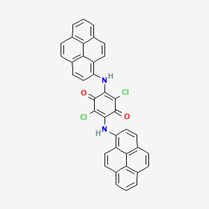 2,5-Cyclohexadiene-1,4-dione, 2,5-dichloro-3,6-bis(1-pyrenylamino)-