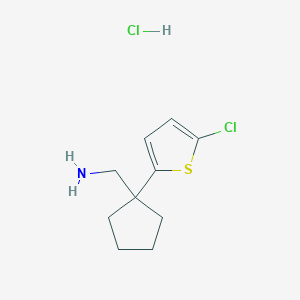 B1396787 ([1-(5-Chloro-2-thienyl)cyclopentyl]methyl)amine hydrochloride CAS No. 1332531-63-1