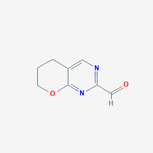 6,7-Dihydro-5H-pyrano[2,3-D]pyrimidine-2-carbaldehyde