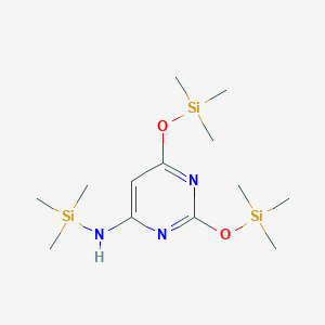 N-(Trimethylsilyl)-2,6-bis[(trimethylsilyl)oxy]pyrimidin-4-amine