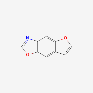 molecular formula C9H5NO2 B13967944 Furo[2,3-f][1,3]benzoxazole CAS No. 20419-35-6