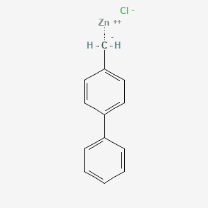 molecular formula C13H11ClZn B13967945 4-Phenylbenzylzincchloride 