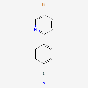 4-(5-Bromo-2-pyridinyl)benzonitrile