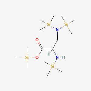 Trimethylsilyl 3-[bis(trimethylsilyl)amino]-2-(trimethylsilylamino)propanoate