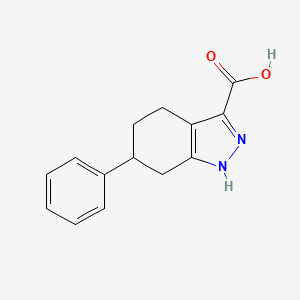 6-phenyl-4,5,6,7-tetrahydro-1H-indazole-3-carboxylic acid