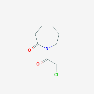 molecular formula C8H12ClNO2 B13968036 1-(Chloroacetyl)azepan-2-one CAS No. 98303-85-6