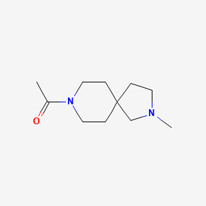 molecular formula C11H20N2O B13968083 1-(2-Methyl-2,8-diazaspiro[4.5]decan-8-yl)ethanone 