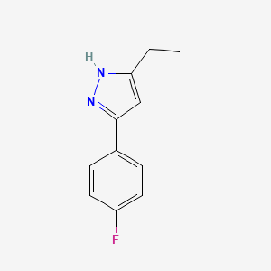 3-Ethyl-5-(4-fluorophenyl)-1H-pyrazole