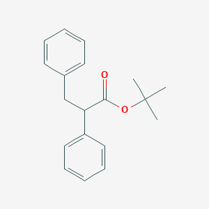 molecular formula C19H22O2 B13968135 Tert-butyl 2,3-diphenylpropanoate CAS No. 41890-56-6